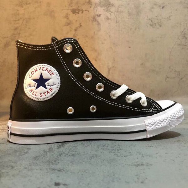 Converse All Star 2023新款 匡威經典皮荔枝紋男女生高低幫板鞋