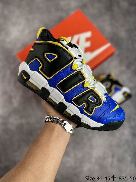 Nike Air More Uptempo 96 QS 2021新款 皮蓬大AIR經典系列男女款籃球鞋 帶半碼