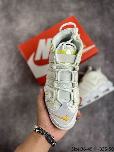 Nike Air More Uptempo 96 QS 2021新款 皮蓬大AIR經典系列男女款籃球鞋 帶半碼