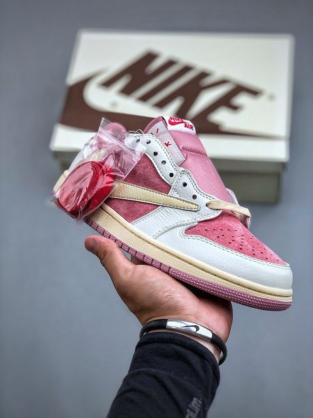 Travis Scott x Nike Air Jordan 1 Low x Louis Vuitton 2024最新情侶款運動板鞋