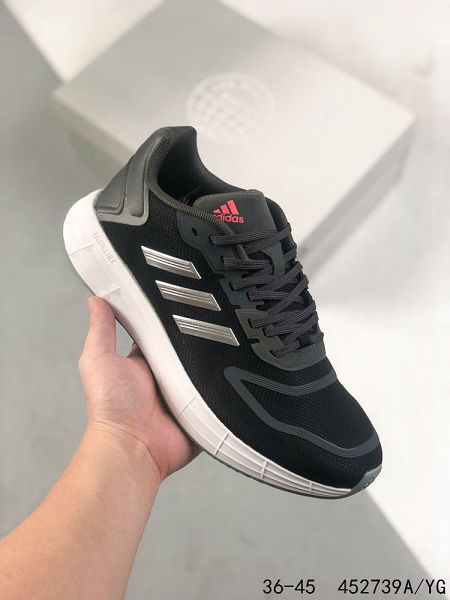 ADIDAS DURAMO 10 2022新款 愛迪達三葉草清風系列男女款復古網面透氣跑步鞋