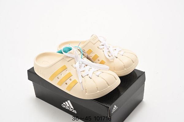 adidas Adilette Clogs 聯名Blokecore 風格 2023全新男女款沙灘鞋