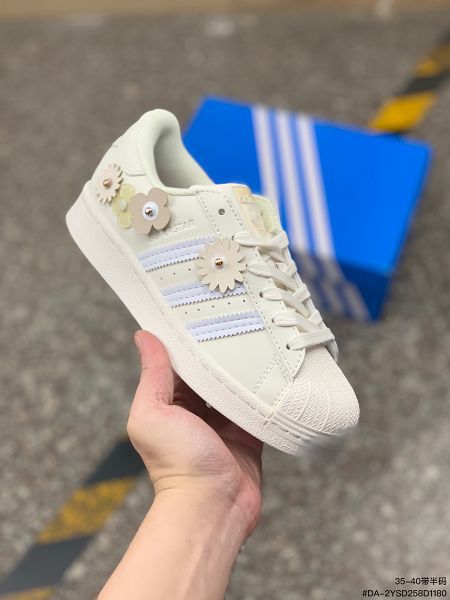 Adidas Originals Superstar 2023新款 貝殼頭經典女款休閒板鞋