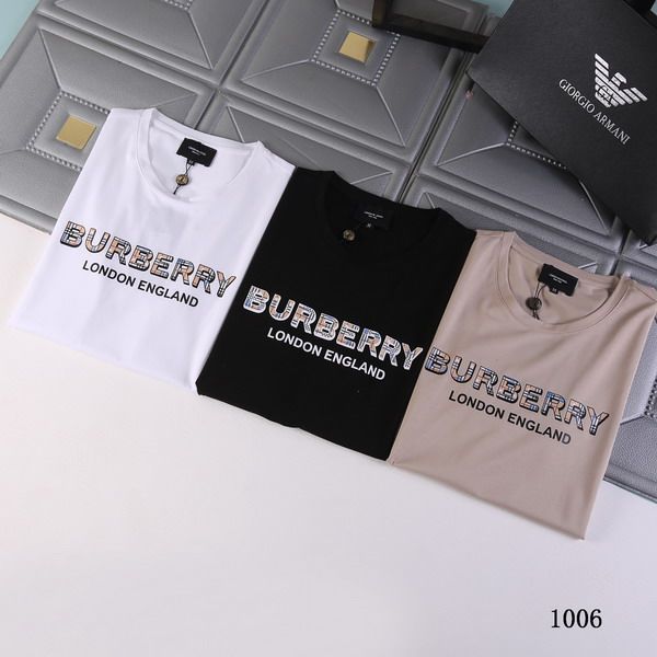 burberry短t 2021新款 巴寶莉圓領短袖T恤 MG1006款