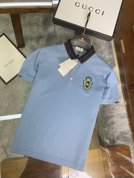 gucci polo衫 2021新款 古馳翻領短袖polo衫 MG0319款