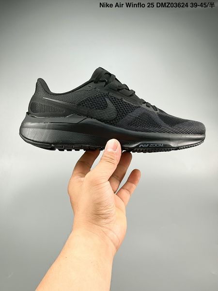 Nike Air Zoom Winflo 25 網透面氣 訓跑練步鞋 2024新款情侶鞋