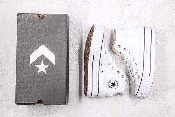 Converse Chuck Taylor All Star 2020新款 增高厚底帆布女子板鞋