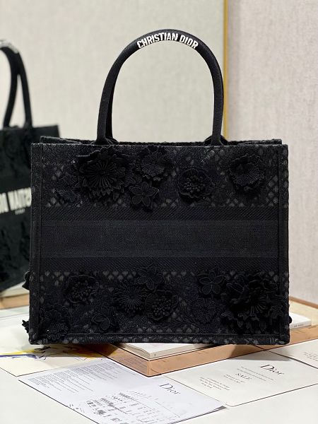 Dior包包 迪奧2023新款手提包 DS1286中號購物袋單肩斜挎包