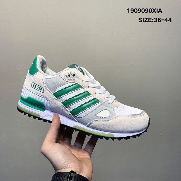 adidas originals zx750 2019新款 三葉草復古情侶款休閒慢跑鞋