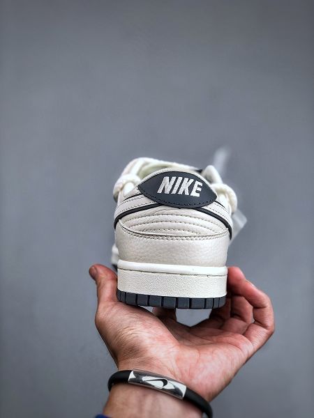 Nike SB Dunk Low 全新男女款綁帶高端灰色暴力熊板鞋