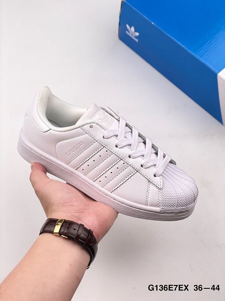 Adidas Superstar 2022新款 三葉草貝殼頭系列男女款運動板鞋