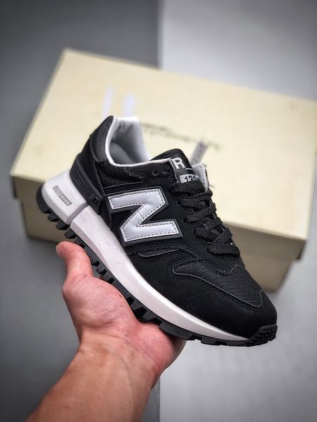 MADNESS x New Balance MS327 2020新款 NB紐巴倫帆布透氣豬巴革情侶慢跑鞋