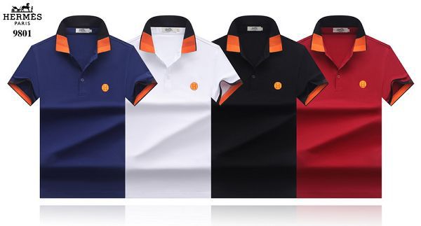 hermes polo衫 2021新款 愛馬仕翻領短袖polo衫 MG9801款