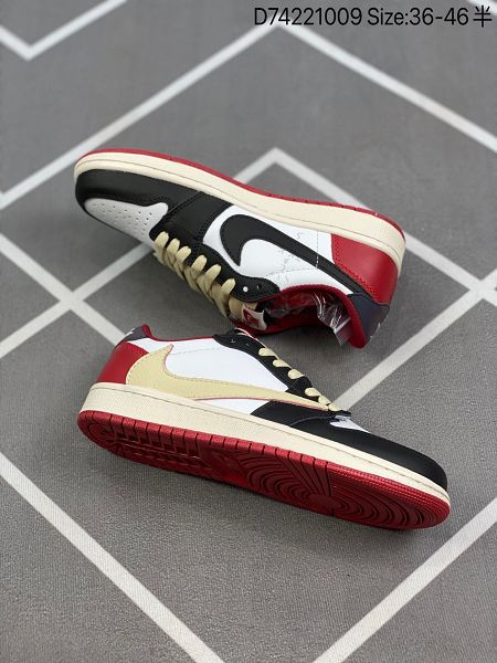 Nike Air Jordan 1 High OG SP TS 2022新款 喬丹1代聯名閃電倒鈎男女款籃球鞋