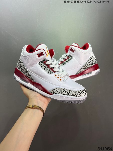 Air Jordan 3 JTH Justin Timberlake & Tinker Hatfheld 2022新款 喬丹3代白手稿聯名男女款籃球鞋