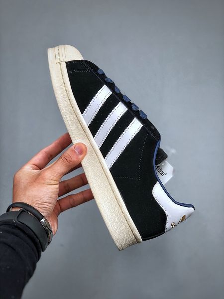 Adidas Originals Superstar 經典貝殼頭系列情侶鞋 低幫百搭休閒運動板鞋