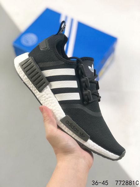 Adidas Boost NMD R1 2023新款 彈力針鞋織面男女款慢跑鞋