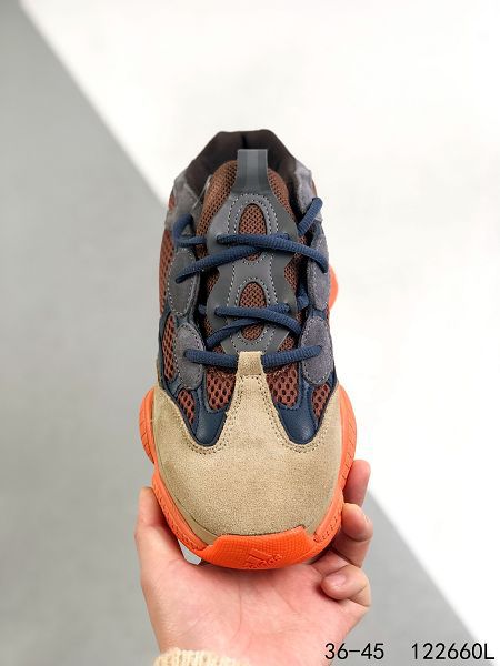 Adidas YEEZY Desert Rat 2021新款 椰子500男女款緩震設計慢跑鞋