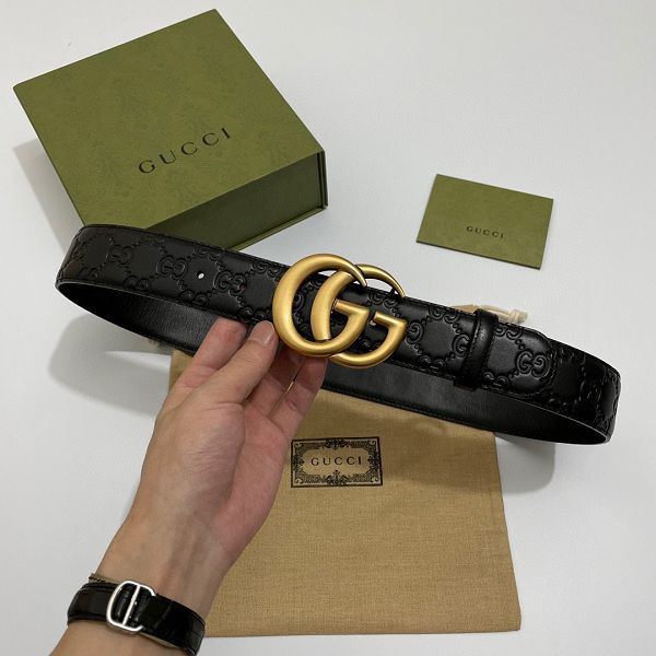 gucci皮帶 古馳2022新款皮帶 HF0522-29牛皮壓花紋時尚腰帶