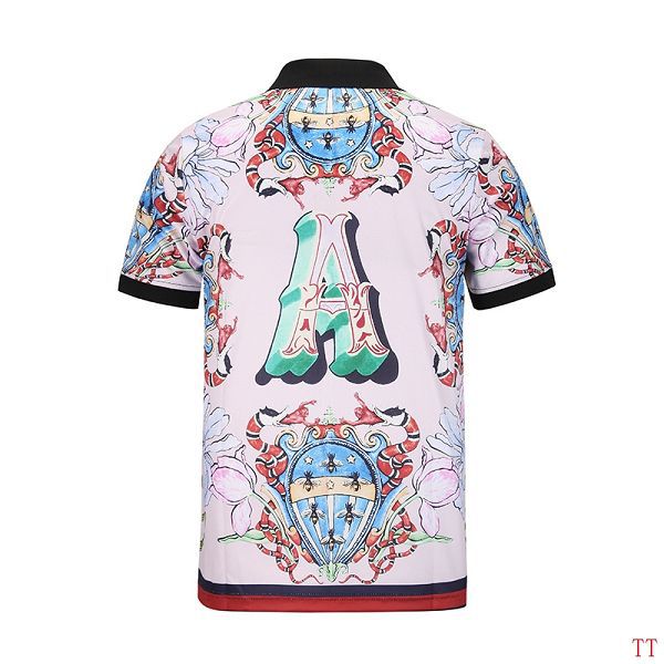 gucci 短t 2017新款夏装 时尚男生翻领短袖 蛇花a