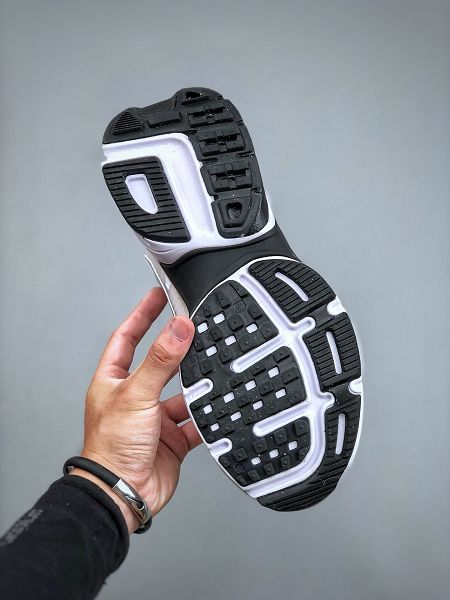 Nike Wmns V2K Runtekk LowWhiteBlack2024最新情侶款未來復古老爹風百搭休閒運動慢跑鞋白黑色