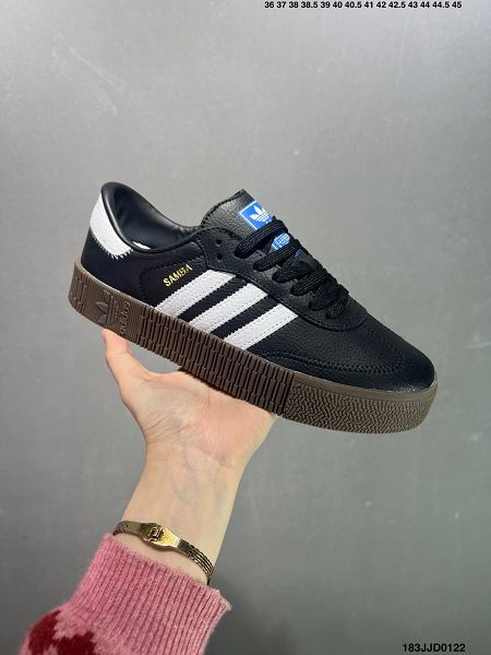 Adidas Originals Samba Rose W 三葉草桑巴系列 2024全新女款鬆糕百搭經典板鞋