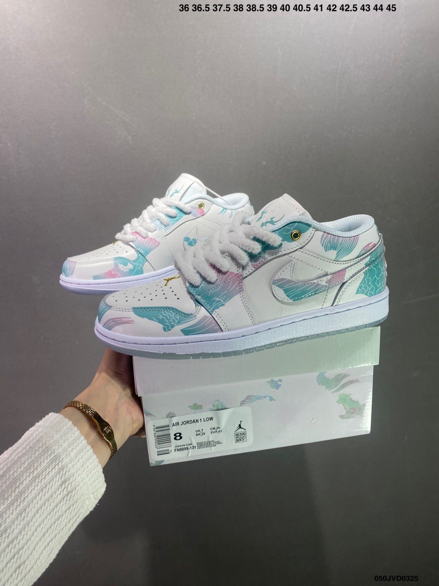 Air Jordan 1 Low Philippines 2024新款情侶款低幫 御龍青花 龍年限定休閒鞋