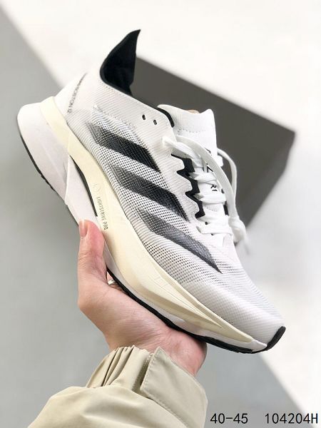 Adidas Adizero Boston 12 全新男款夏季透氣網眼競速跑鞋