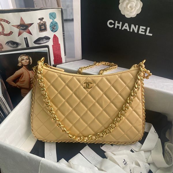 chanel包包 香奈兒2023新款手提包 DSAS4068月亮包單肩斜挎包