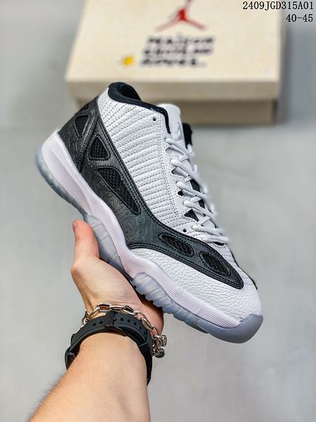 Jordan Air Jordan 11 Low Diffused Blue 防滑 低幫 復古籃球鞋 2024男款