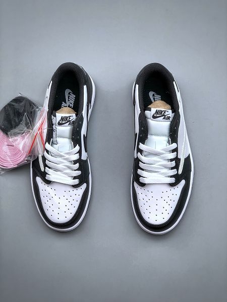 Nike Air Jordan 1 Low OG SPWhiteBlackDark Grey 經典低幫文化百搭休閒運動籃球鞋 2024男女生TS聯名閃電白黑深灰倒鉤