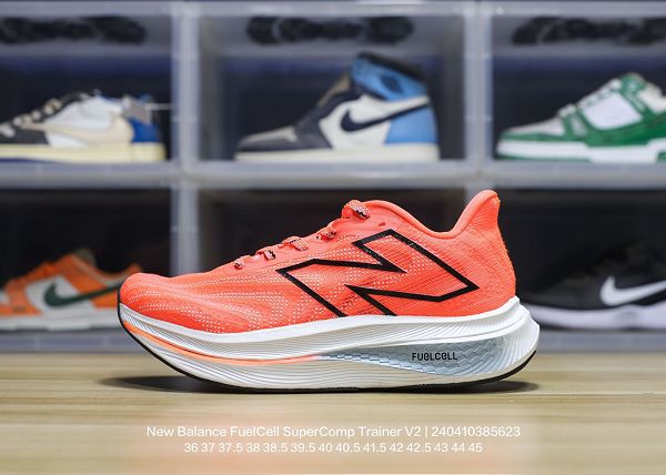 New Balance FuelCell SuperComp Trainer V2 系列超輕量化低幫休閒運動慢跑鞋情侶鞋