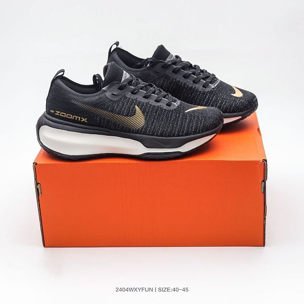 Nike ZoomX Invincible Run Flyknit 3 不可戰勝3代系列 輕量飛織低幫運動慢跑鞋 2024新款情侶鞋