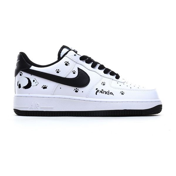 NIke Air Force 1 '07 Low 空軍一號 白黑色低幫休閒鞋 2024新款情侶鞋