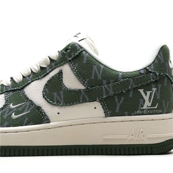 NIke Air Force 1 '07 Low LV聯名 荷葉綠色 2024男女空軍一號 低幫 運動鞋