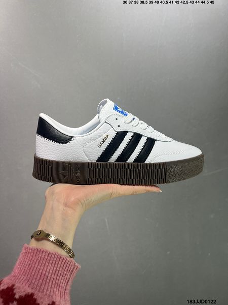 Adidas Originals Samba Rose W 三葉草桑巴系列 2024全新女款鬆糕百搭經典板鞋