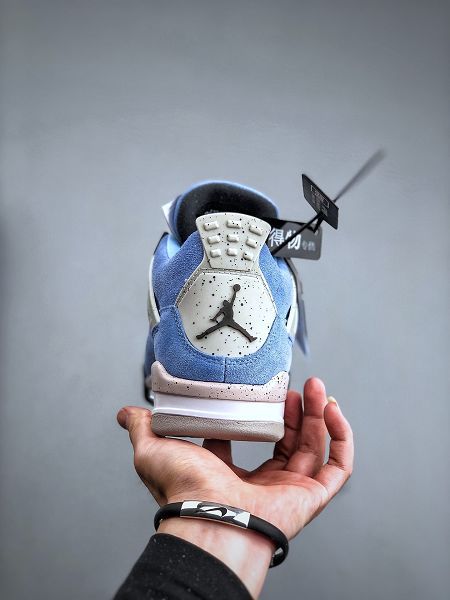 Nike Air Jordan 4 Retro 大學藍北卡藍色 2024全新男女款籃球鞋