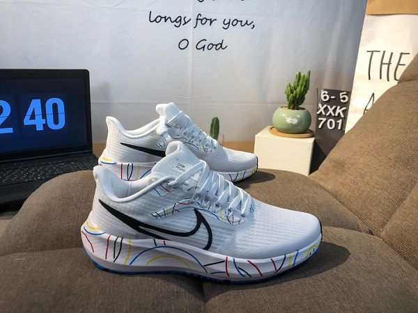 Nike Air Zoom Winflo 9 登月系列針織面透氣 訓跑練步鞋 2024新款情侶鞋