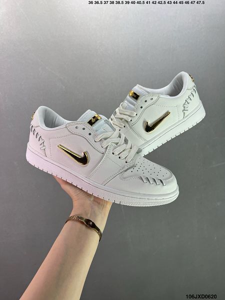 Nike Air Jordan1 Low 2024新款男女生低幫經典復古文化休閒運動籃球鞋 