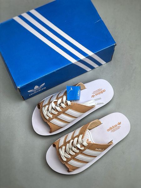 Adidas originals GAZELLE BEACH 2024新款男女鞋 舒適百搭沙灘涼鞋